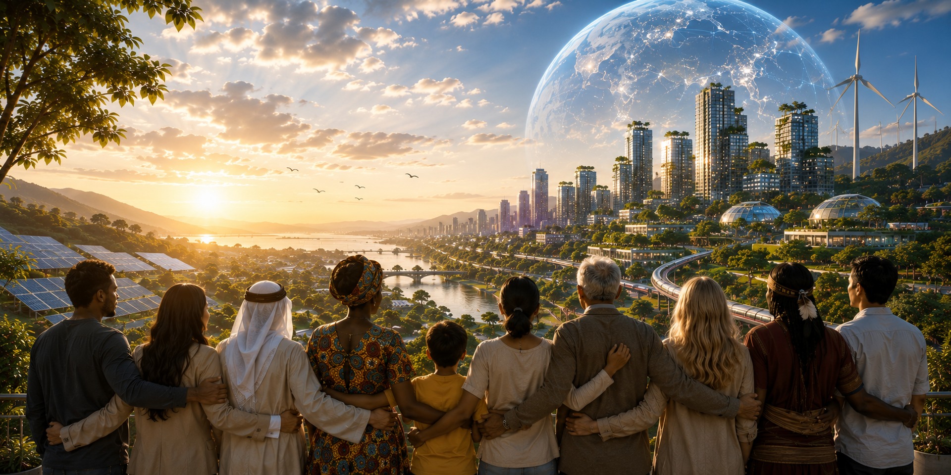 A multicultural community united around a sustainable, technologically advanced and prosperous future